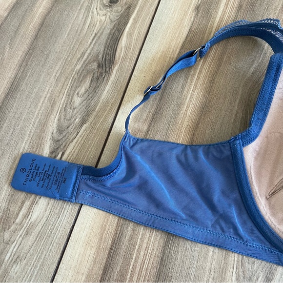 THIRDLOVE Graphic Lace Plunge Bra Lace - Picture 5 of 11